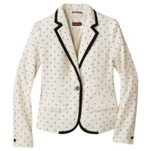 Merona Polka Dot Blazer Jacket NWT Size 8